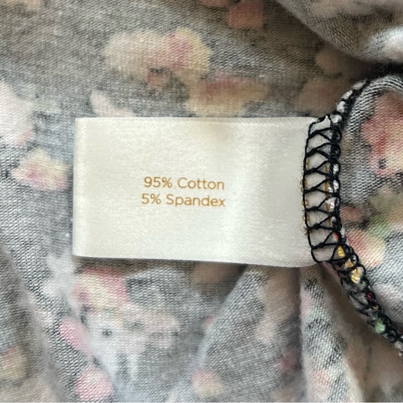 Decree Women’s Black Boho Floral 3/4 Sleeve Bodycon Dress Size XS - Picture 6 of 6